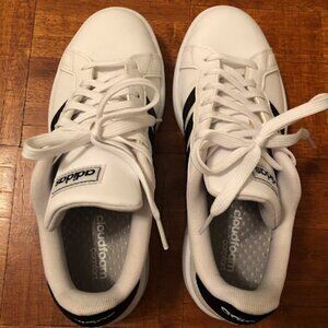Adidas grand court women's 7.5 White/Black/White